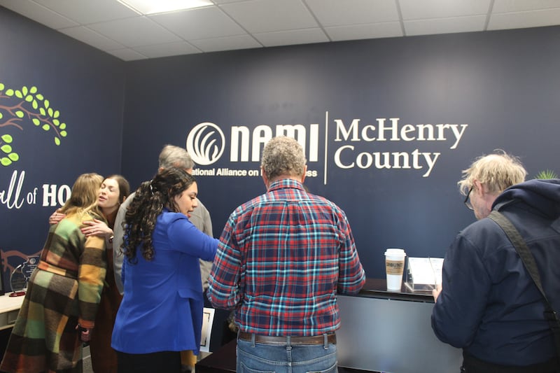 NAMI McHenry County hosts an open house to debut the Living Room and Drop-In Center on Feb. 26, 2026, in Crystal Lake.