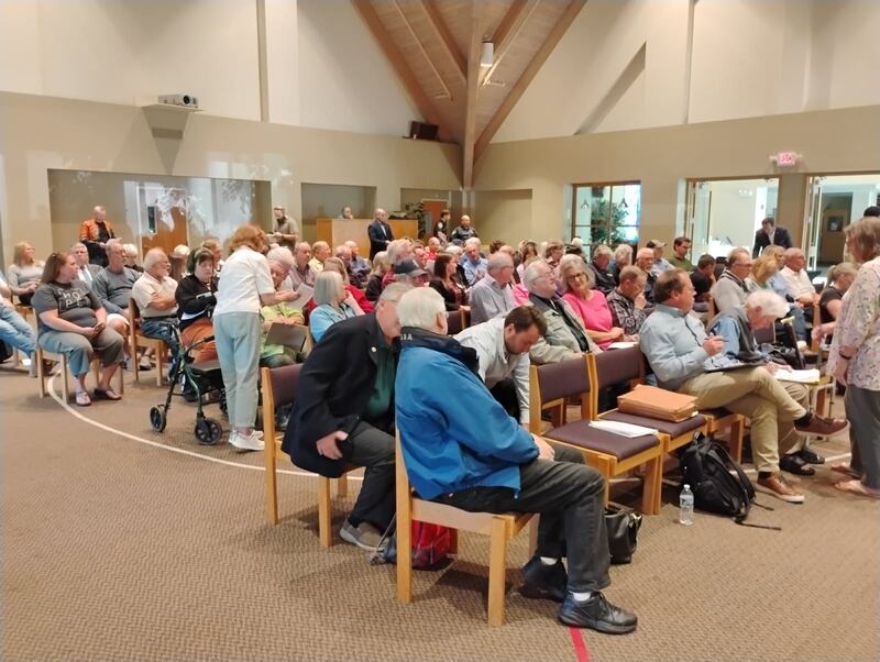 A public meeting on Sept. 4, 2025, , held over a proposed annexation of nearly 1,000 acres into Campton Hills for a large housing development, drew a large crowd to Lord of Life Church.