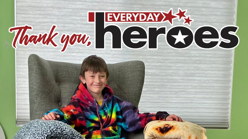 At 9, Crystal Lake boy collects blankets for homeless people – and his kindness is infectious