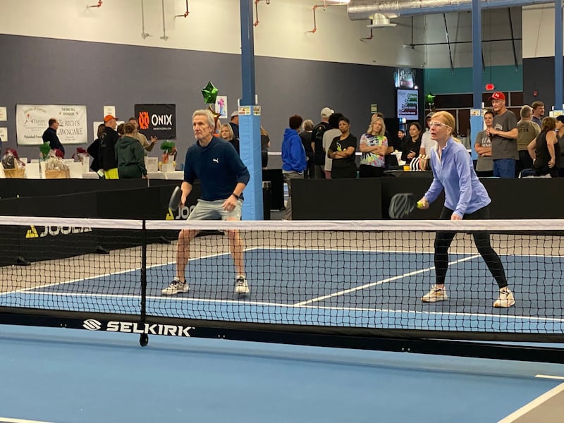 On March 1, pickleball players from the South Suburbs gathered at Pickled! in Frankfort for the “Serving Up Support” fundraiser. The event raised $10,000 for Trinity Services and a new research-based virtual reality training system to help people with disabilities.