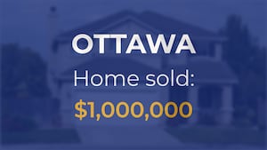 Sale closed in Ottawa: $1 million for a residential home