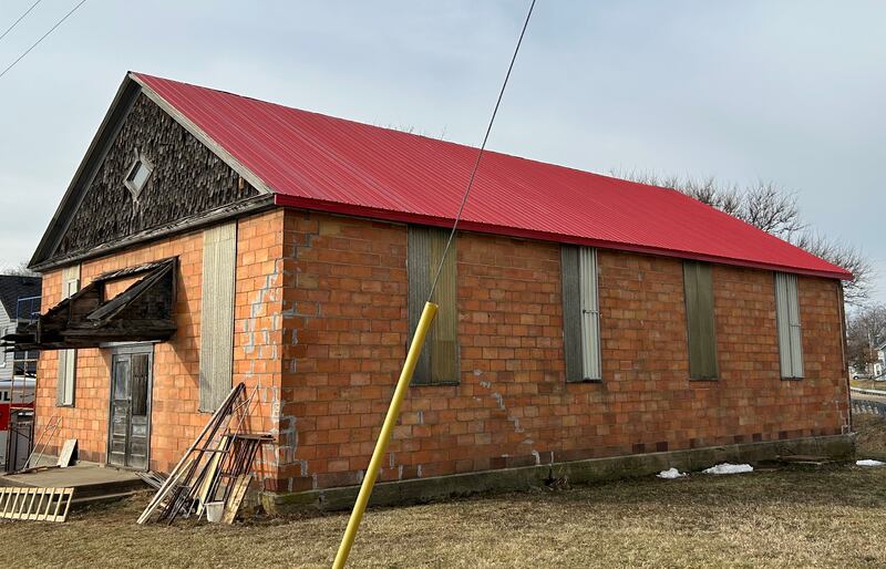 The Norway Temperance Hall in Norway, which is officially on the National Register of Historic Places as of January 2026.