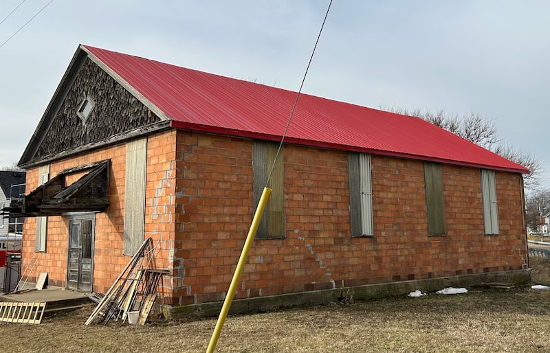 The Norway Temperance Hall in Norway, which is officially on the National Register of Historic Places as of January 2026.