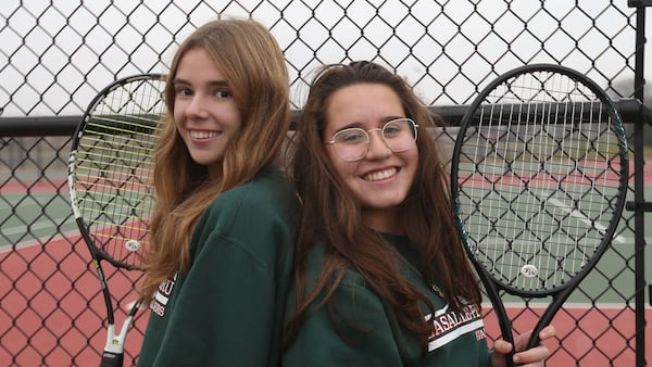 2025 NewsTribune Girls Tennis Players of the Year: L-P’s Julia Garcia, Dagny Greer