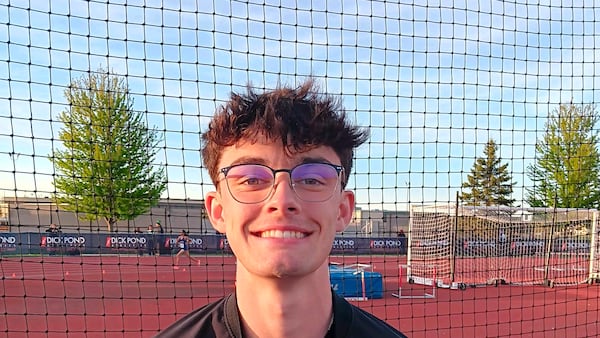 Dean Geiger leads Dixon with a win in the 800 at Distance Night in Palatine
