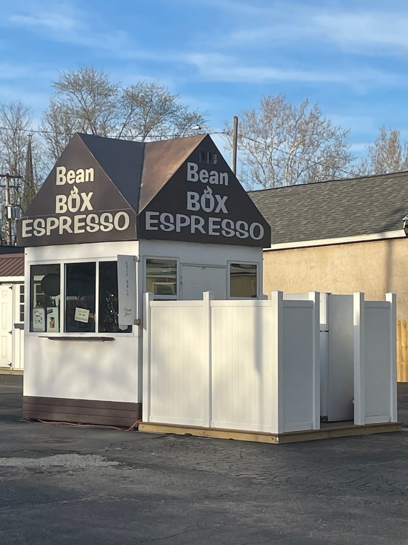 The Bean Box is coming to Utica, but it won't look like this. The Utica Village Board voted Thursday, April 13, 2023, to approve petitions to open a satellite coffee stand but in an Airstream.