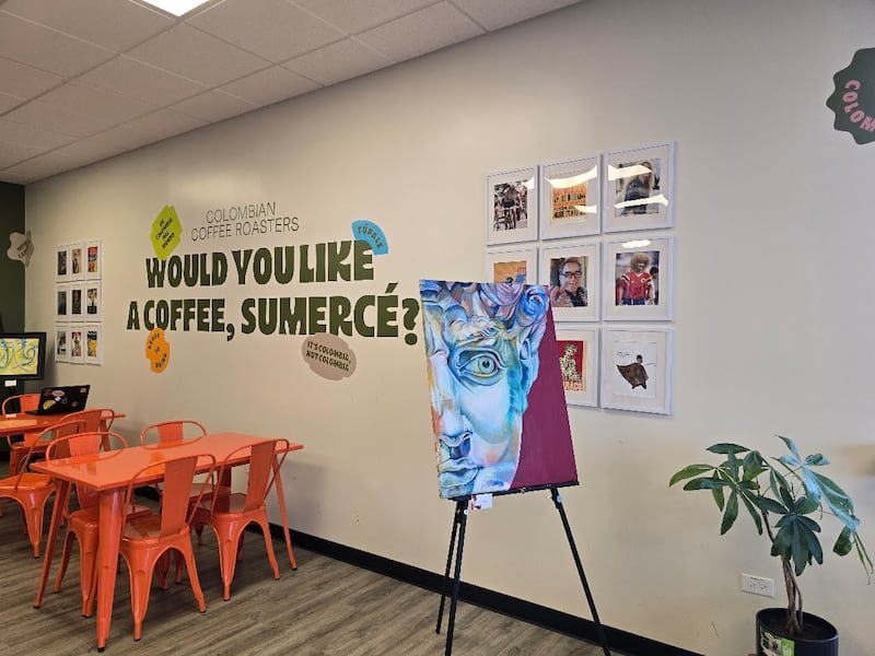 Sumercé Colombian Coffee Roasters in Crest Hill was designed to make the community feel welcomed and is seen on Saturday, March 7, 2026.
