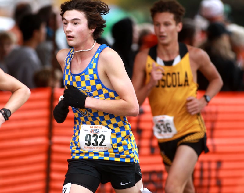 Somonauk's Landin Stillwell competes in the Class 1A State Cross Country Championships last season at Detweiller Park in Peoria.