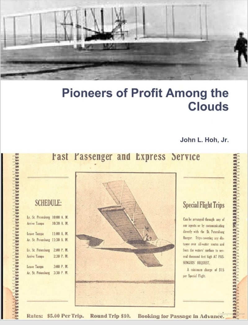'Pioneers of Profit Among the Clouds' is the latest book by Rock Falls author John L. Hoh, Jr.