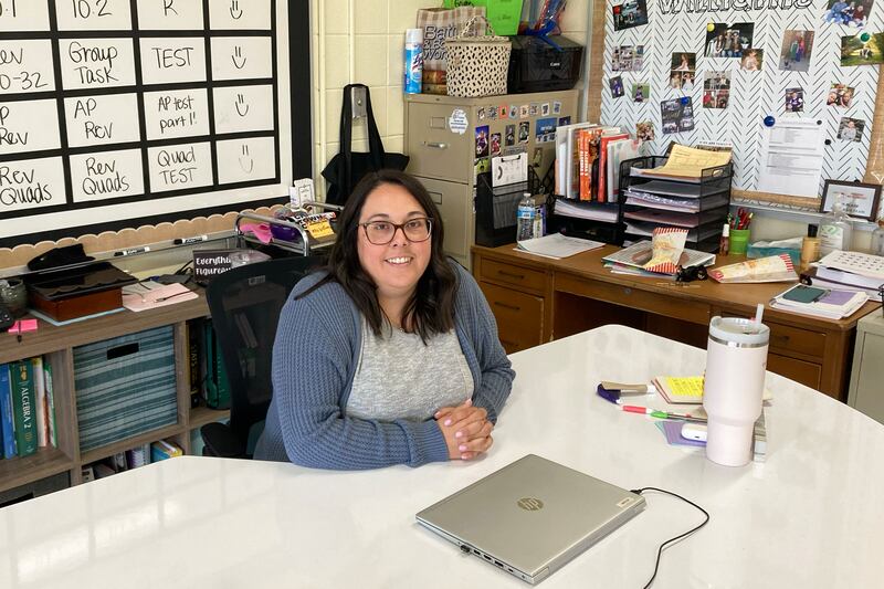 Rebecca Williams is a math teacher at Herscher High School.