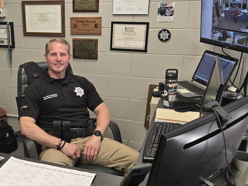 Seneca High School SRO Ken Sangston