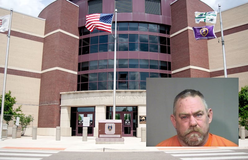 Eric Ullrich, inset, pleaded guilty in McHenry County court on Jan. 3, 2025, to involuntary manslaughter and communicating with a witness in connection to the overdose death of his 14-year-old son, Trent, exactly one year before.