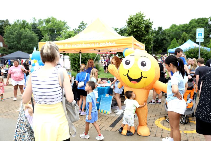 Goldfish Swim School was one of the booths during the annual Swedish Days Kids’ Day on Friday, June 20, 2025 at the Geneva Public Library in Geneva.