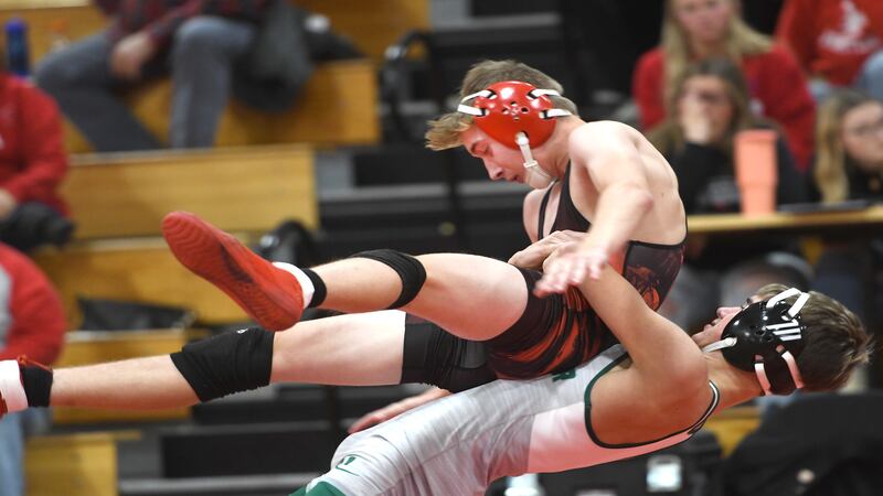 Photos: Hawk wrestlers host West Carroll and Amboy