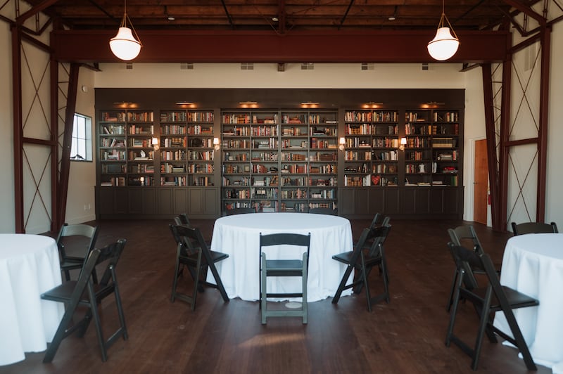 Warehouse 109, a family-owned event venue in Plainfield, recently launched its new library-themed space.