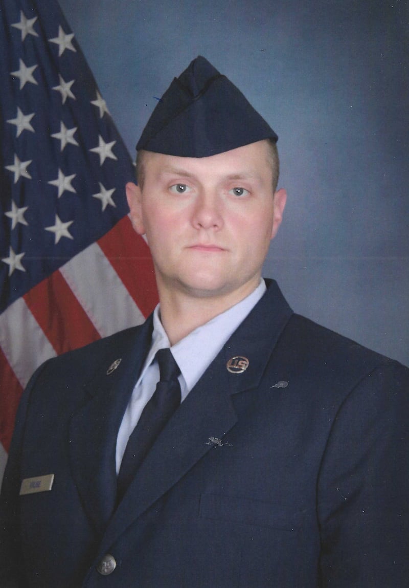A1C Robert M. “Max” Kruse of Byron graduated from United States Air Force basic military training at Lackland Air Force Base in San Antonio, Texas on April 9.