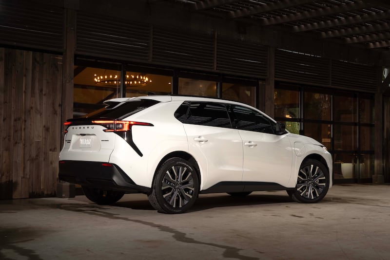 The 2026 Subaru Solterra is an all-electric SUV.