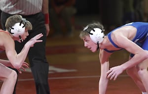 Photos: Oregon wrestlers host Byron, Newman