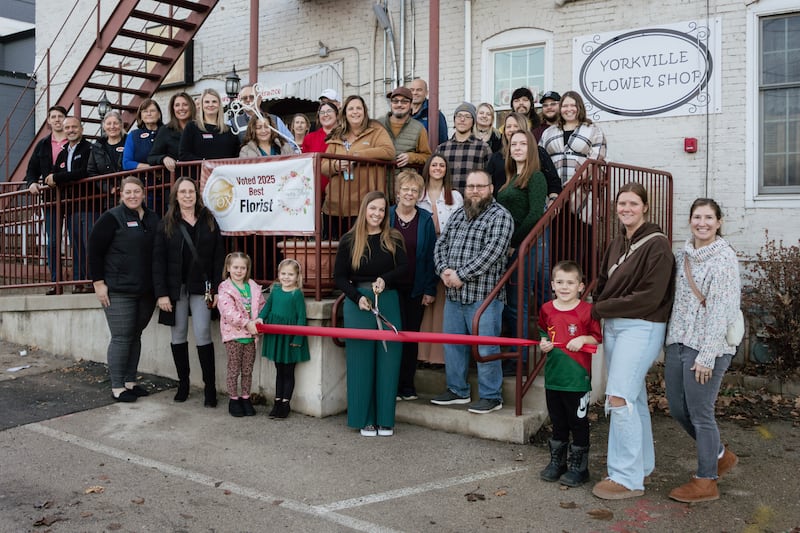 The Yorkville Flower Shop celebrated a ribbon-cutting ceremony for its recent renovations hosted by the Yorkville Area Chamber of Commerce on Jan. 07, 2026.