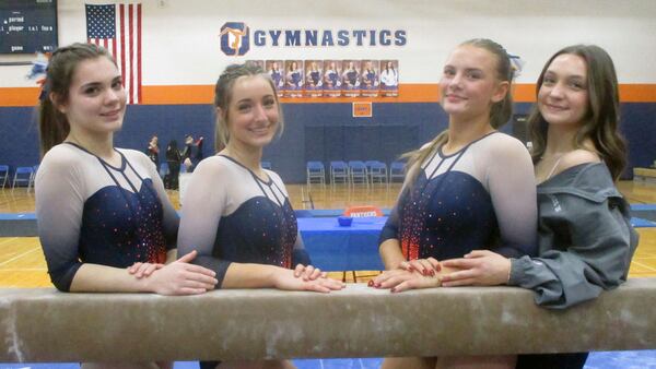 New-look Oswego co-op gymnastics lineup still has high hopes for the season