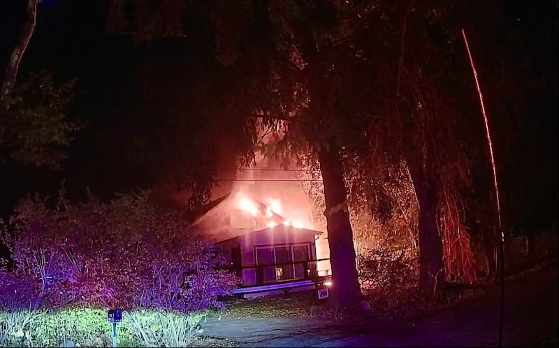 An early morning fire on Sunday, Oct. 26, 2025, left two units in a home divided into apartments uninhabitable with heavy fire damage in Algonquin.