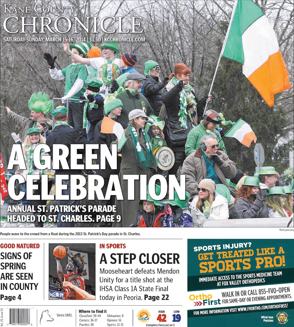 March 15 historical covers: A green celebration