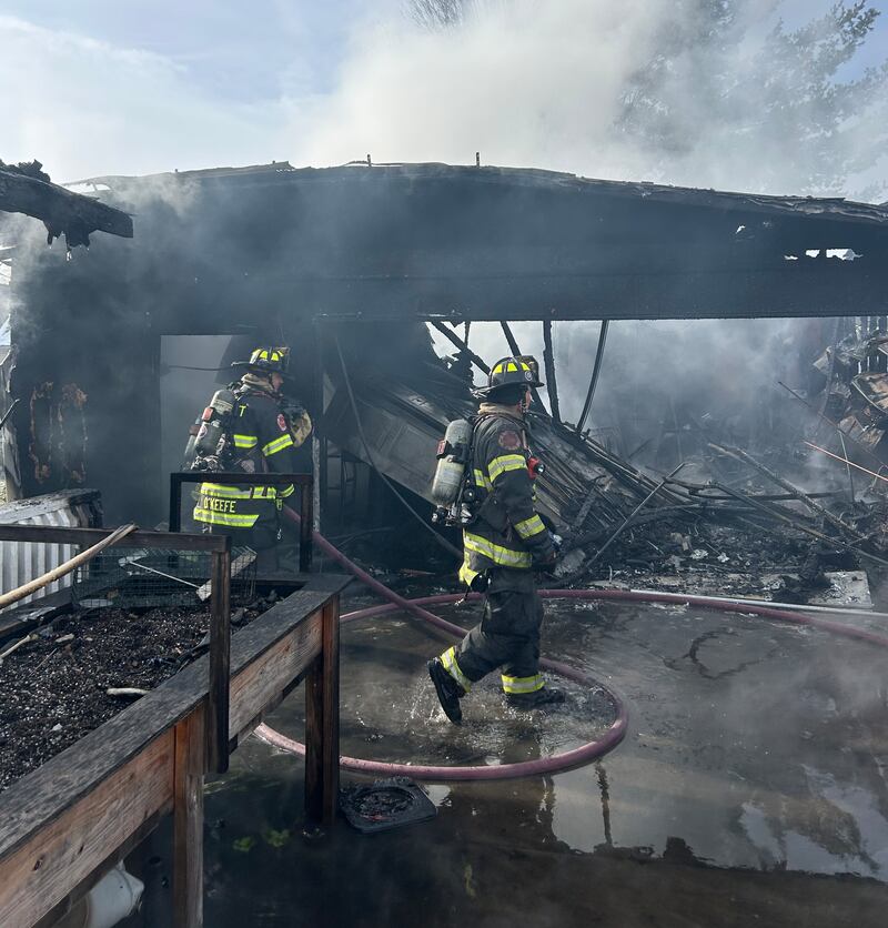 The Joliet Fire Department put out a fire at a home in the 1400 block of Vintage Drive on Tuesday, Jan. 20, 2026.