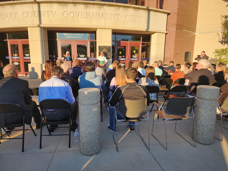 Participants, supporters, judges and others attend a ceremony in 2025 for graduates of McHenry County's Drug Court Program.