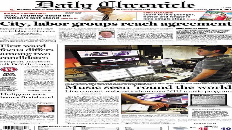 March 8 historical covers: Music seen ’round the world