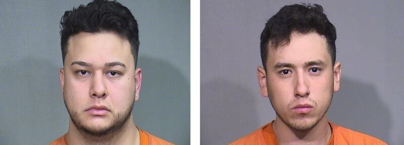 Cristian Roberto Chavez-Salgado, left, and Enrique Navar-Favela