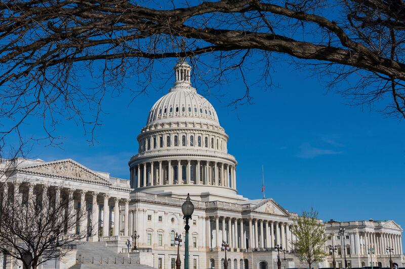 FILE - The Capitol is seen in Washington, March 25, 2025. (AP Photo/J. Scott Applewhite, File)