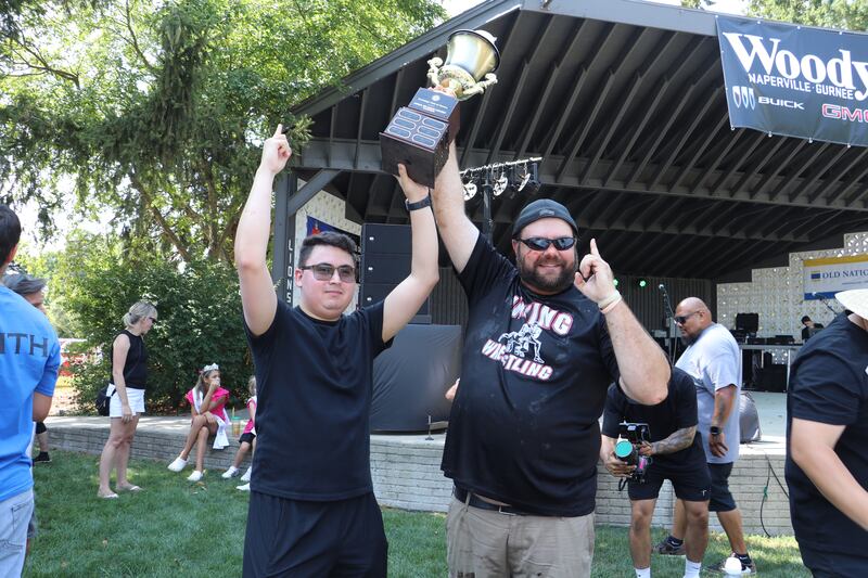 Gurnee Exchange Club’s Rib Fest and “Rib Eating Contest” (always a crowd favorite) was back again. This year, District 56 took the coveted trophy.