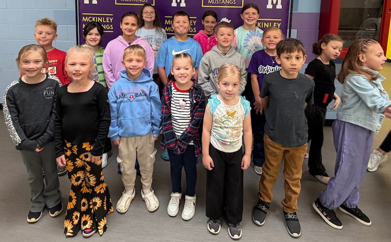 McKinley Elementary School in Ottawa announced its April Champions of the Charter students. The students are Olivia S., Aubree D., Mario H., Addison S., Kamdyn P., Tony A., Hank A., Bailey S., Lainey L., Norah T., Duke L., Emma F., Maci M., Ella W., Tarynn R., Avery K., Za-Kiya W., and Isabella B.