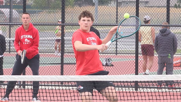 Photos: Ottawa, Princeton and Morris compete in L-P Class 1A Boys Tennis Sectional