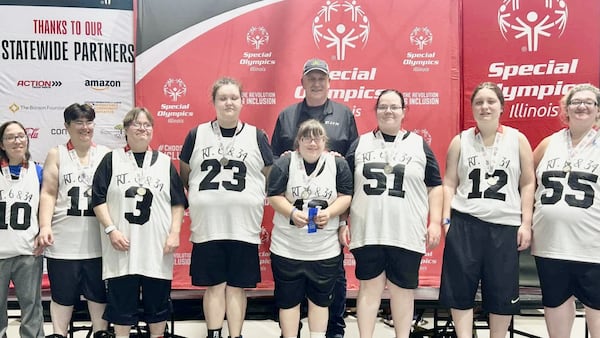RT 6 & 34 Special Olympics women’s basketball team place second at state