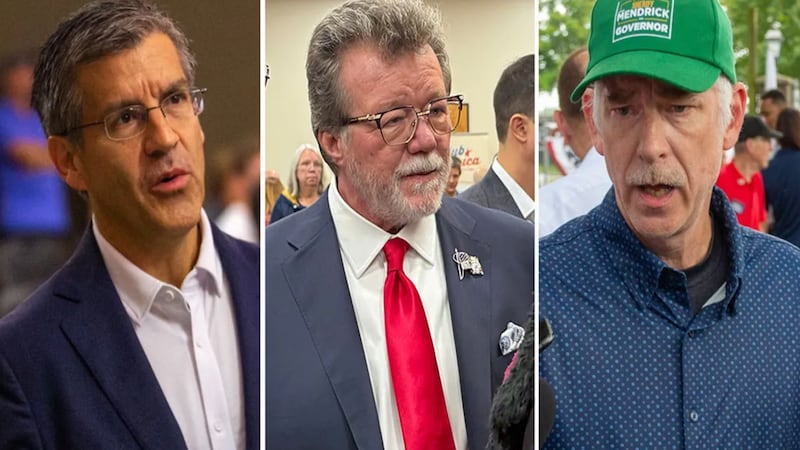 Republican candidates for governor — minus Bailey — try to distance themselves
