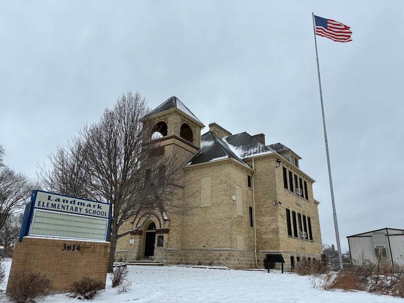 McHenry's Landmark School, 3614 Waukegan Road, on Wednesday, Dec. 31, 2025. The school, which was closed at the end of the 2024-2-25 school year, is still set for sale to the Popovich family.