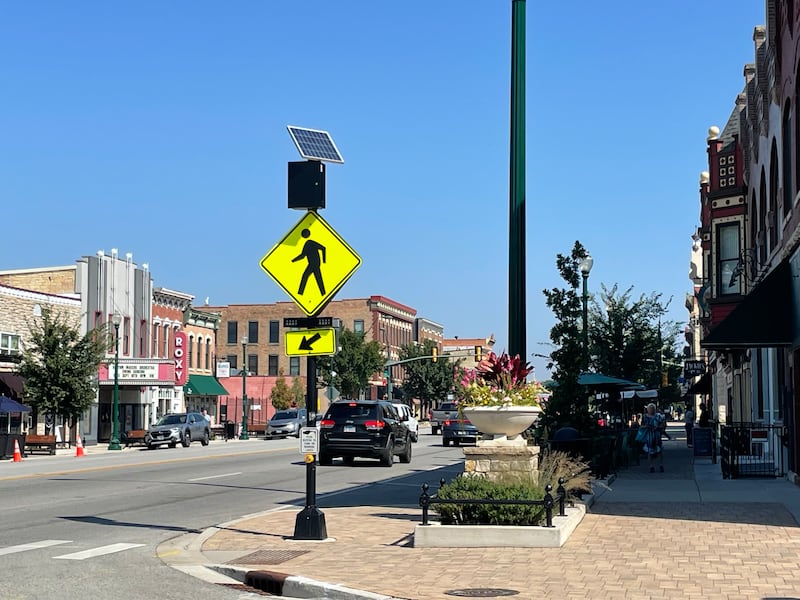 State Street and 10th Street in downtown Lockport on Sept. 14, 2025.