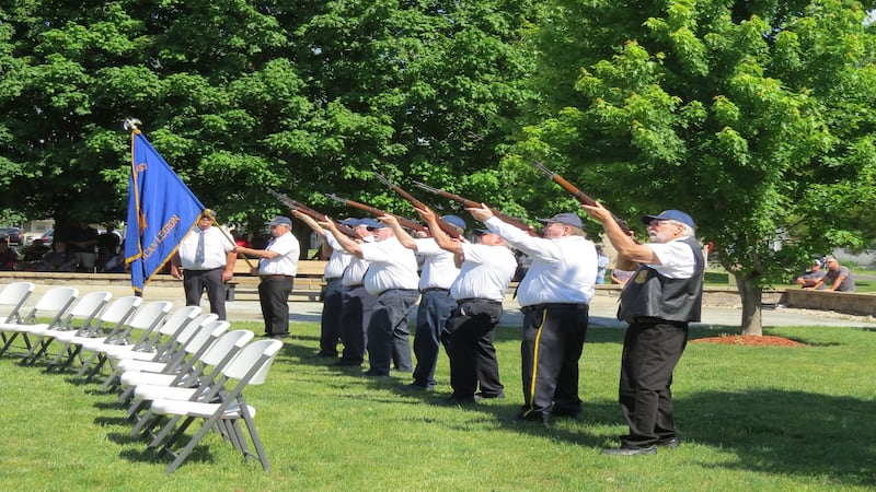 Amboy observes Memorial Day, high school senior presents memorial address