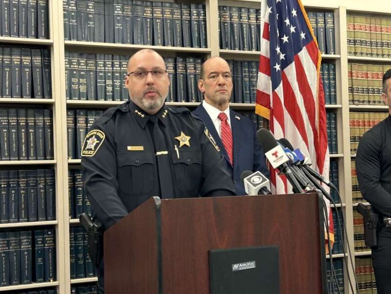 Downers Grove Police Chief Michael DeVries speaks at a news conference Thursday about the investigation into the murder of Eliza Morales.