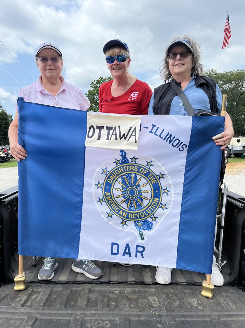 Pictured left to right are Vicki Redman, Becky Piliponis, Regent and Karen Johnson.