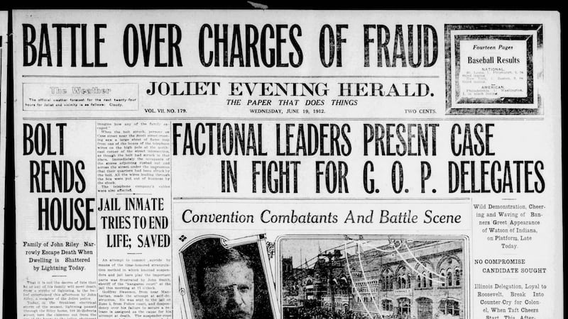 June 19 historical covers: Battle Over Charges of Fraud: Factional Leaders Present Case in GOP Fight