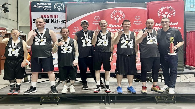 RT 6 & 34 Special Olympics men’s basketball team wins state 