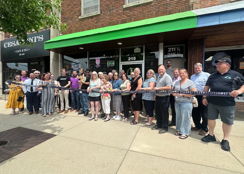 The Angry Pickle Pub, 215 W. State St., Sycamore, held its grand opening ribbon cutting with the Sycamore Chamber of Commerce on June 3, 2025.