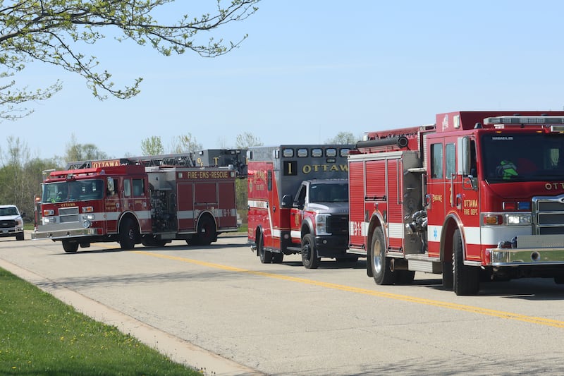 Ottawa fire responded to Coogee Chemical Facility for a magnesium industrial fire on Tuesday, April 21, 2026 in Ottawa. Two victims with burns were transported to OSF St. Elizabeth Medical Center in Ottawa. One of those victims is in critical condition.