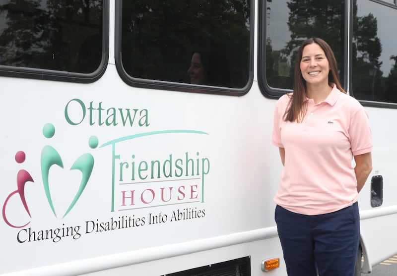 Allison Perez executive director, poses for a photo at the Friendship House on Wednesday, July 30, 2025 in Ottawa.