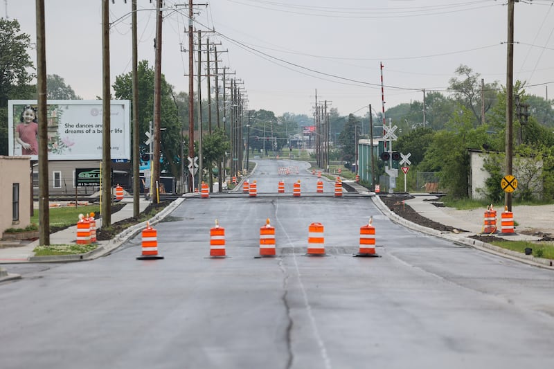 The approximate 1-mile stretch of the reconstructed Hobbie Avenue should be completed within the next two to four weeks.