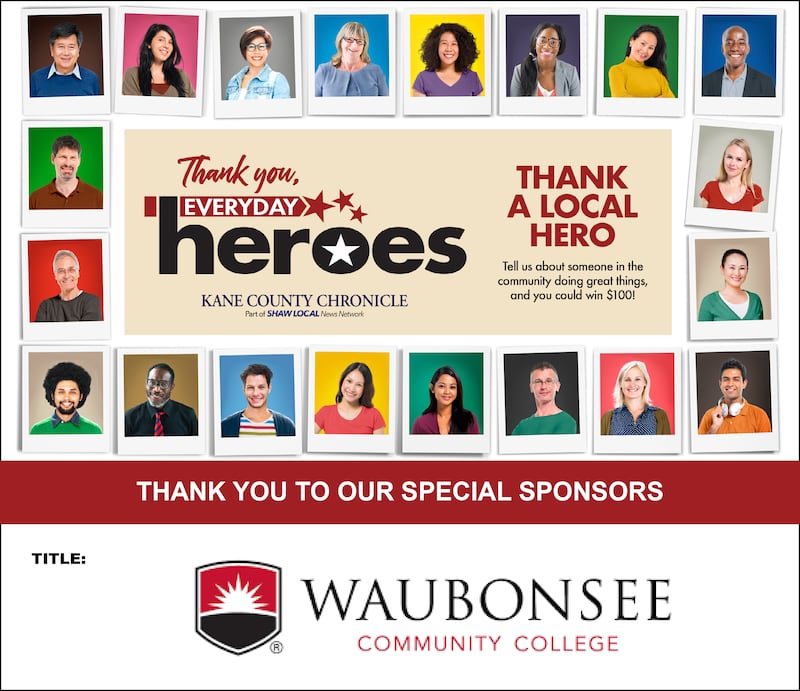 Kane County Thank you, Everyday Heroes Header