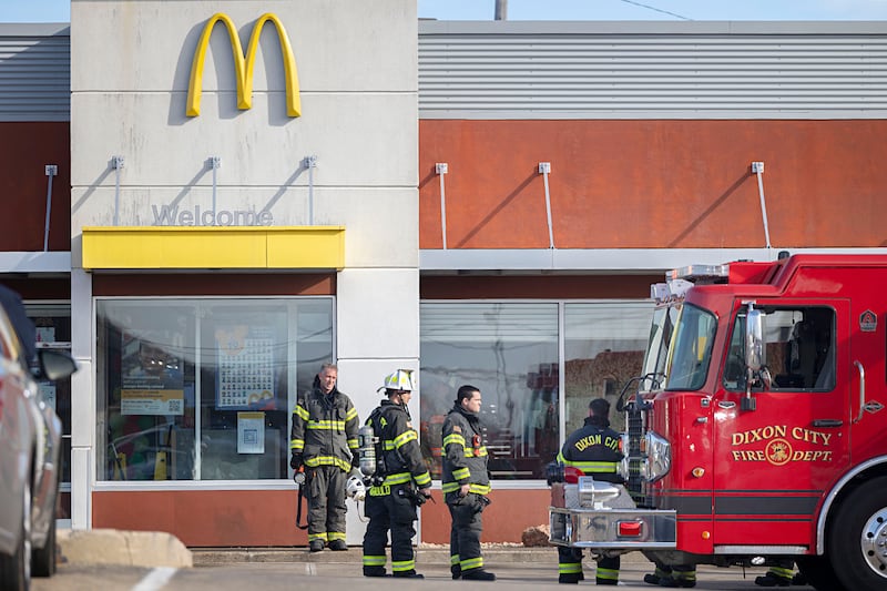 Dixon City and Rural Fire responded to a fire Tuesday, Dec. 23, 2025, at the Dixon McDonald's. A fire in the grill’s hood shut the restaurant down for the day and probably Wednesday. No one was injured.