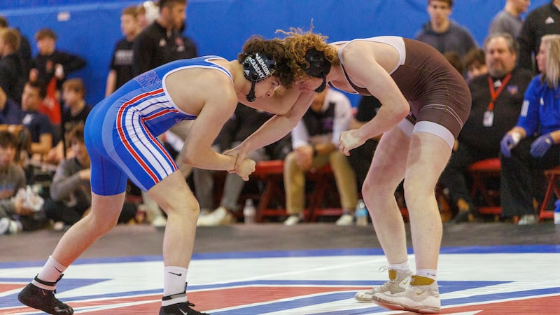 Photos: Marmion, Montini compete at Class 3A dual wrestling sectional